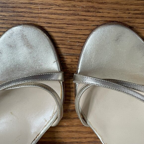 Jimmy Choo Gold Strappy Sandals, EU 40 - Picture 14 of 16